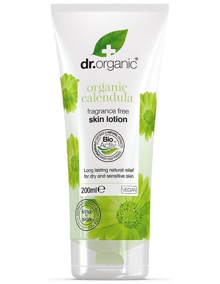 Locion Corporal Piel Sensible Calendula 200Ml de Dr. Organic