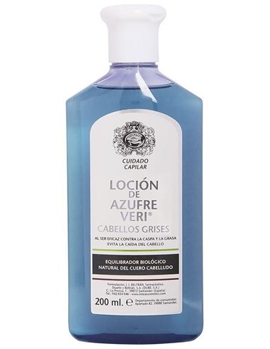 Locion Azufre Veri Cabellos Grises 200Ml de Veri