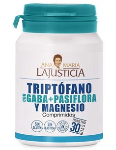Triptofano Con Gaba + Pasiflora + Mg 60Comp. de Ana Maria Lajusticia