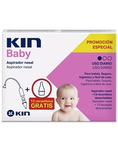Kin Baby Pack Aspirador Nasal +10 Filtros Rec de Kin