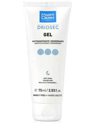 Martiderm Driosec Desodorante Gel Manos/Pies 75Ml de Martiderm