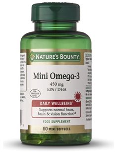 Mini Omega 3 450Mg  Epa/Dha 60Cap. de Nature´S Bounty
