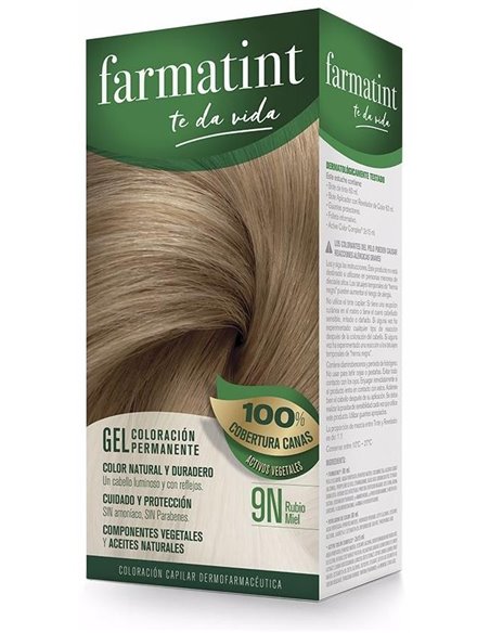 Farmatint Gel 9N Rubio Miel 135Ml. de Farmatint