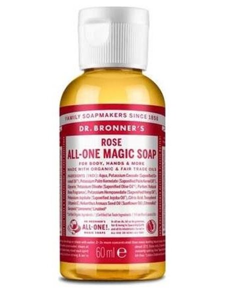 Jabon Liquido Rosas 60Ml. de Dr. Bronner´S