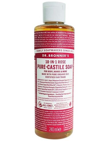 Jabon Liquido Rosas 240Ml. de Dr. Bronner´S