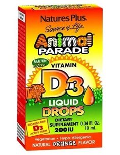 Animal Parade Vit.D3 Gotas 10Ml. de Natures Plus