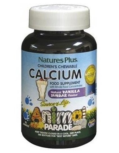 Animal Parade Calcio  90Animales Masticables de Natures Plus