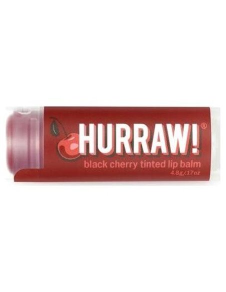 Hurraw Balsamo Labial Tintado Cereza Negra de Hurraw