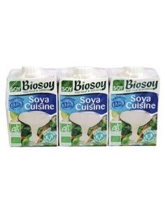Crema De Soja Cuisine Para Cocinar 3Uds. Bio de Soy