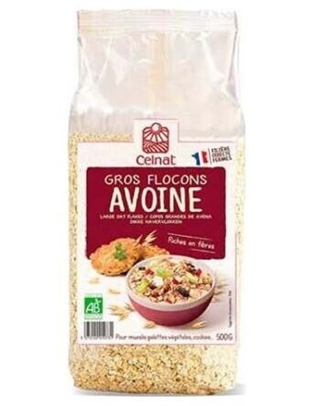 Copos De Avena Gruesos 500Gr. Bio de Celnat