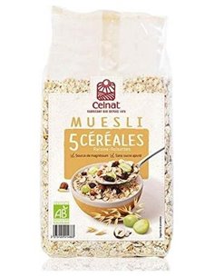 Muesli 5 Cereales 500Gr. Bio de Celnat