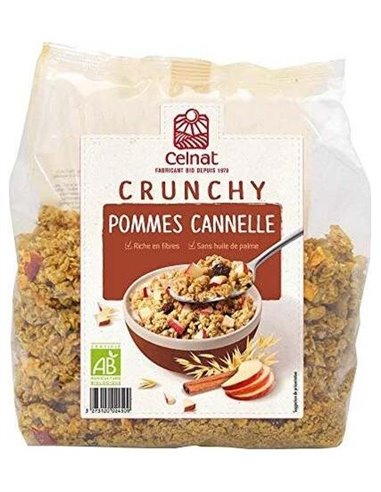 Muesli Crunchy Manzanas Y Canela Bio 500Gr. de Celnat