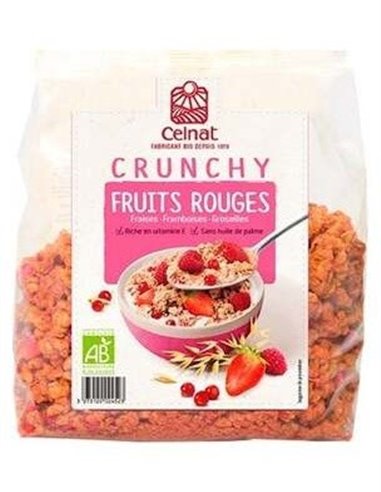 Muesli Crunchy Frutos Rojos  500Gr. Bio de Celnat