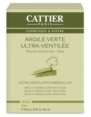 Arcilla Verde Ultraventil. 250 G de Cattier