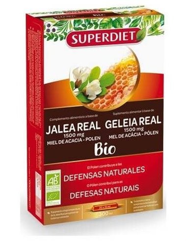Jalea Real Fresca 1500Mg. 20Amp. de Superdiet