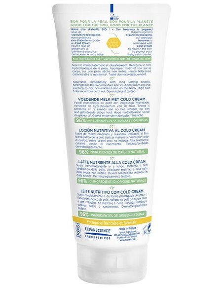 Leche Corp Al Cold Cream Nutritiva Bebe-Niño 200Ml de Mustela
