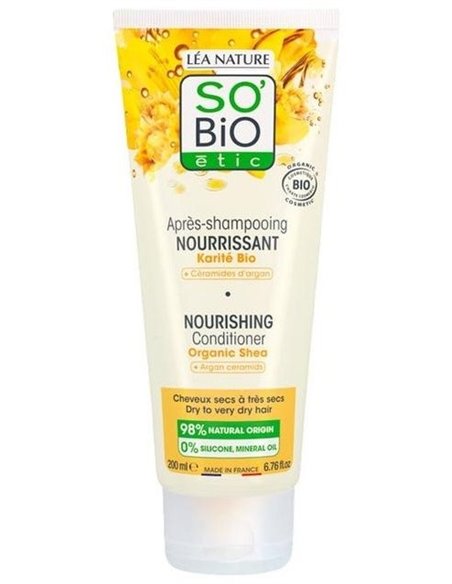 Acondicionador Nutritivo Karite-Argan 220Ml. Bio de So´Bio Etic