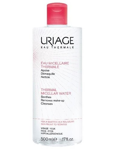 Agua Micelar Termal Piel Intolerante 500Ml. de Uriage