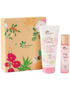 Cofre Rosa Y Jazmin Perfume+Gel Ducha de Fleurance Nature