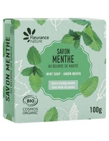 Jabon Perfumado Menta Pastilla 100Gr. de Fleurance Nature