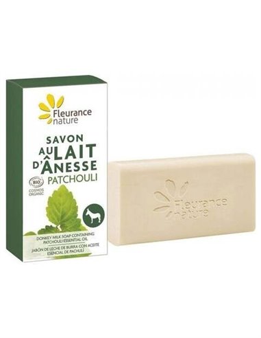 Jabon Leche De Burra Con Patchouli Pastilla 100Gr. de Fleurance Nature