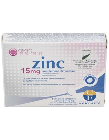 Zinc 15Mg 30Comp. de Fenioux