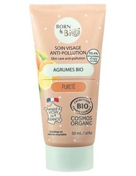 Cuidado Facial Antipolucion Piel Grasa 50Ml. Bio de Born To Bio