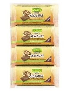 Barrita Sesamini Con Chocolate 4X27Gr. Bio de Rapunzel