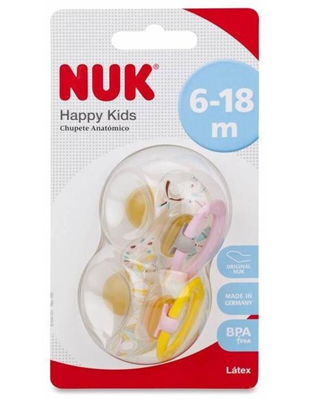 Chupete Star 6-18 Latex 2Ud. de Nuk