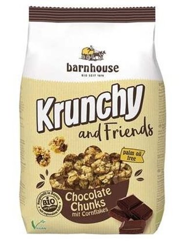 Muesli Krunchy Chocolate Chunks   500 Gr Bio de Barnhouse