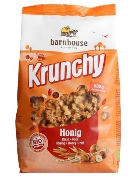 Muesli Krunchy Miel  600 Gr Bio de Barnhouse