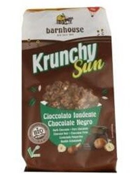 Muesli Krunchy Sun Choco Negro-Avellana 375Gr. Bio de Barnhouse