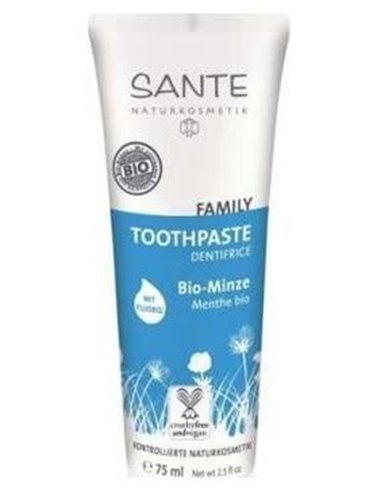 Dentifrico Menta Con Fluor 75Ml. de Sante Naturkosmetik