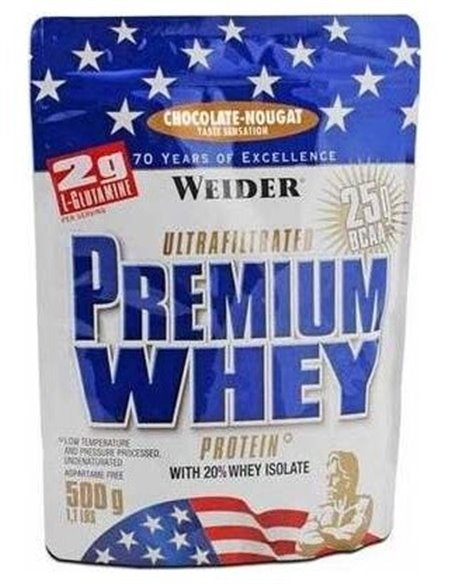 Weider Premium Whey Chocolate 500Gr. de Weider