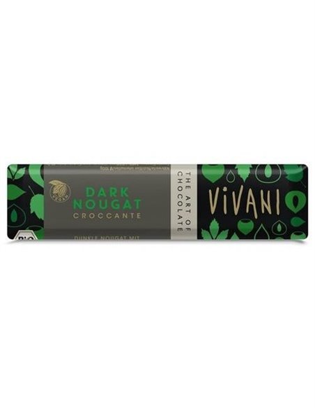 Barrita De Chocolate Negro Praline Y Avellana 18Ud de Vivani