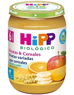 Potito Frutas Variadas Con Cereales 6Mese 190G Bio de Hipp