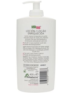 Locion Hidratante Regeneradora Piel Seca 400Ml. de Sebamed