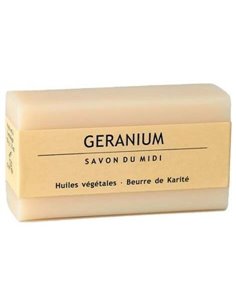 Jabon En Pastilla De Geranio 100Gr. Bio de Savon Du Midi