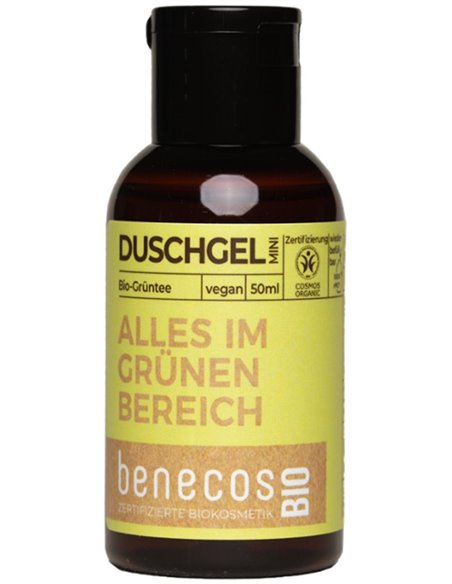 Gel De Baño Te Verde Mini Viaje 50Ml. Bio Vegano de Benecos