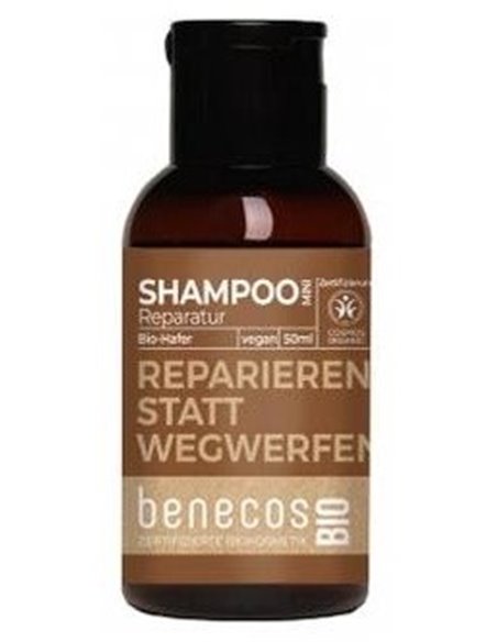 Champu Reparador Avena Mini Viaje 50Ml. Bio Vegano de Benecos