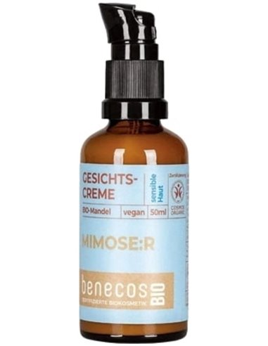 Crema Facial Piel Sensible Almendra 50Ml Bio Vegan de Benecos