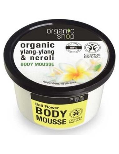 Mousse Corporal Revitalizante Ylang Ylang 250Ml. de Organic Shop