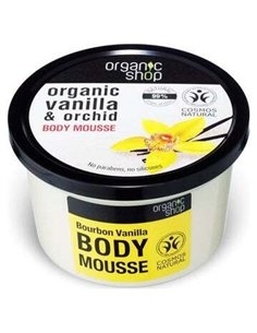 Mousse Corporal Hidratante Vainilla-Orquidea 250Ml de Organic Shop