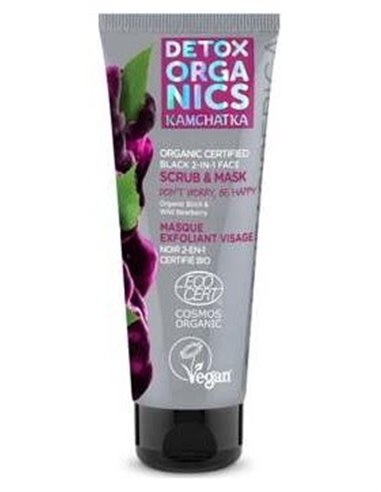 Detox Exfoliante Y Mascarilla Negra 2 En 1 75M Eco de Natura Siberica