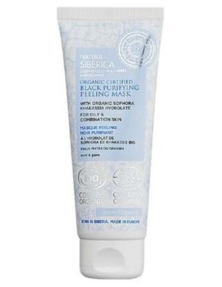 Mascarilla Facial Exfoliante Negra Purificante 75M de Natura Siberica