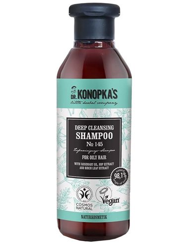 Champu Limpieza Profunda Cabello Graso 280Ml Vegan de Dr. Konopka´S