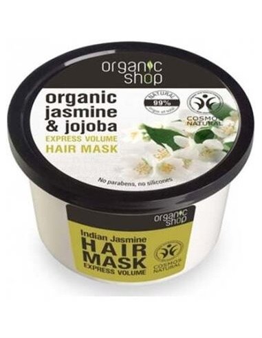 Mascarilla Capilar Reparadora Platano-Jazmin 250Ml de Organic Shop