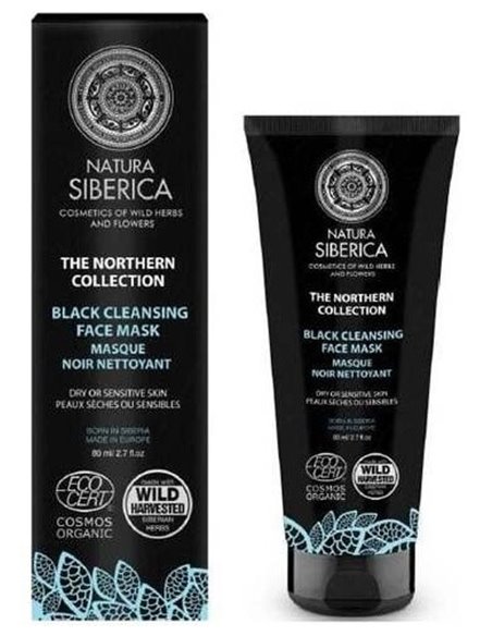 Northern Mascarilla Facial Negra Brillo Piel 80Ml. de Natura Siberica