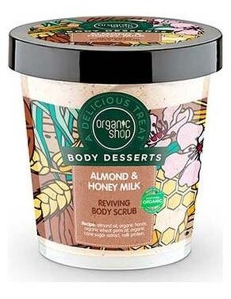 Exfoliante Corp Estimul Almendra-Leche -Miel 450Ml de Organic Shop