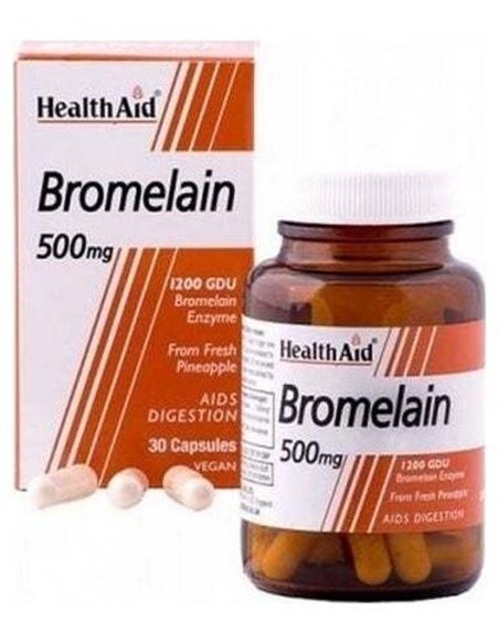 Bromelina 500 Mg 30 Vcáps de Health Aid